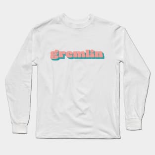 70's Retro Gremlin Long Sleeve T-Shirt